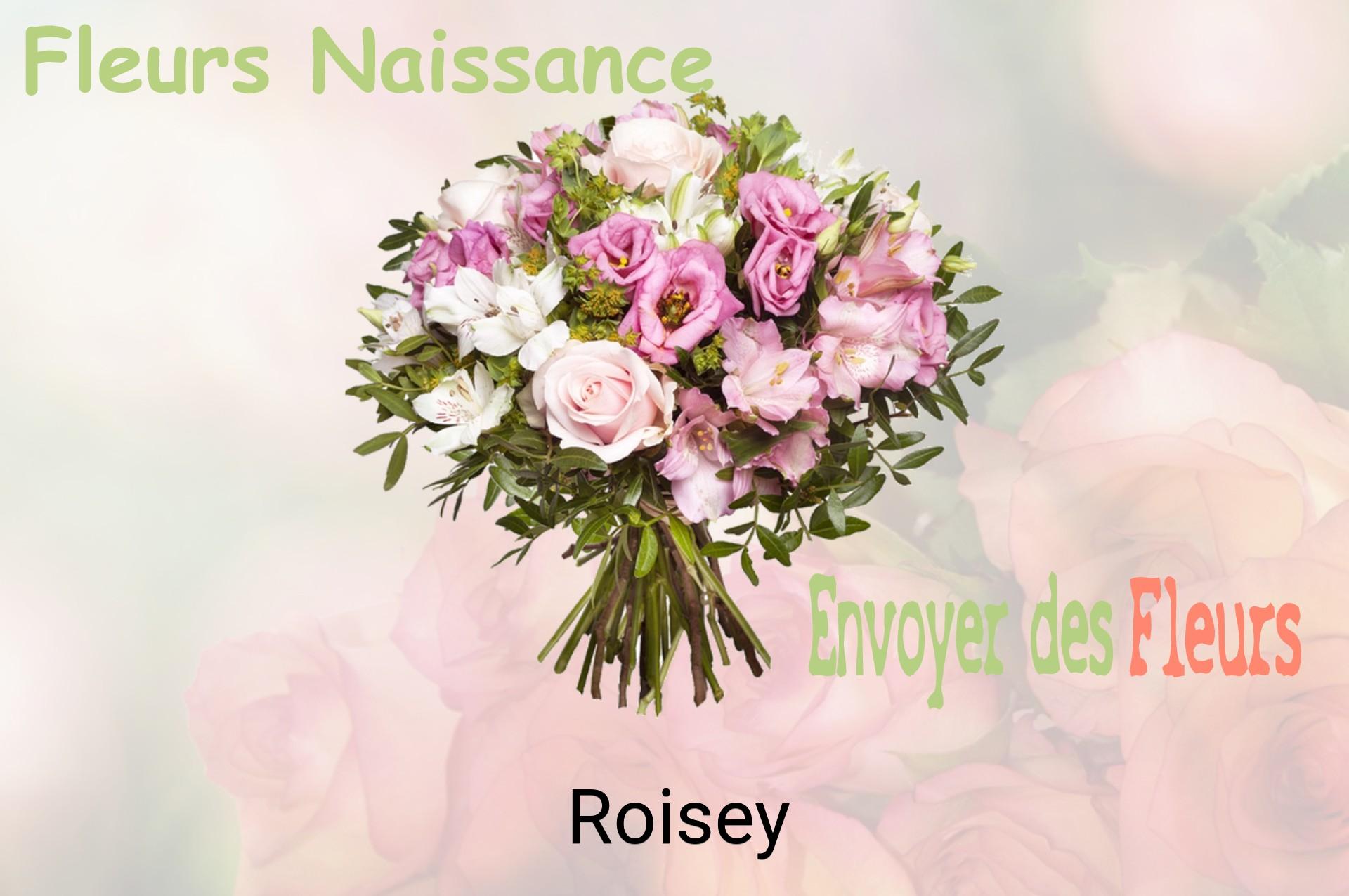 Bouquet de fleurs de naissance livré à Roisey