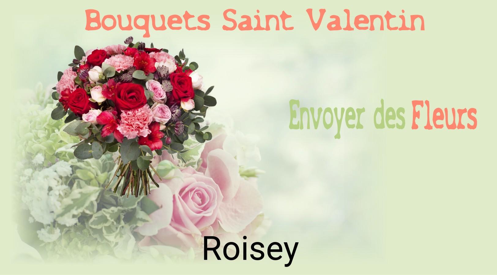 Roses de Saint-Valentin livrées à Roisey